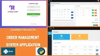 Order Management Application using Django and Python