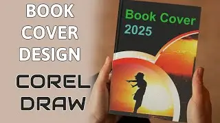 creat beautiful book cover design in coreldraw