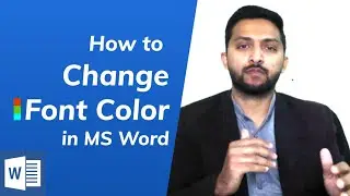 How to Change Font (text) Color in Microsoft Word