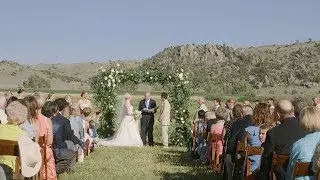 A Chic, Ranch Wedding in Wyoming | Martha Stewart Weddings