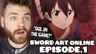 MOST CONTROVERSIAL ANIME EVER??!! | Sword Art Online | Episode 1 | New Anime Fan | REACTION!