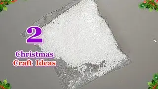 2 Economical Christmas flower made with simple material |DIY Affordable Christmas craft idea🎄234