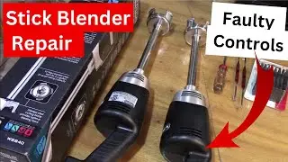 How to REPAIR a STICK BLENDER - WARING QUIK STIK PLUS Commercial Grade Immersion Blender