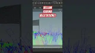 Houdini - Vellum - Karma - Vegetation