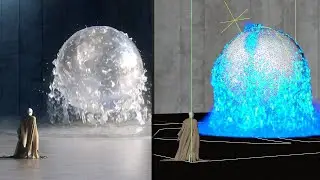 Cinema 4d Turbulence FD & Realflow experiment | Octane Render | FREE PROJECT