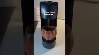 3D Printed ceramic espresso cup #coffeelover #coffeetime  #espressocoffee #nespressomoments
