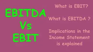 EBITDA Vs EBIT