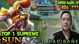 TOP 1 SUPREME SUN - By P A P I B A N E | Mobile Legends