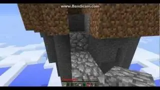 Прохождение карты Skyblock №1. Не смотри вниз.