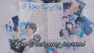 How To Make Bts Journal /taehyung journal /kpop journal