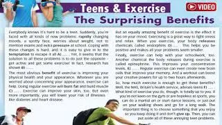Excel. Grade 8. Lesson 37. Teens & Exercises
