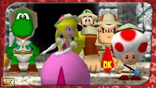 Mario Party 2 for N64 ⁴ᴷ Mystery Land (Peach gameplay)
