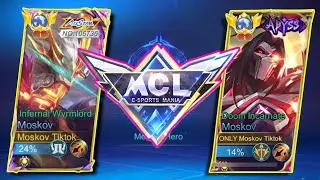 SOLO MCL ONLY USE MOSKOV HERO UNTIL YOU BECOME CHAMPION🏆 - Full Gameplay