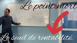 Calcul du point mort. Date à laquelle le seuil de rentabilité est atteint