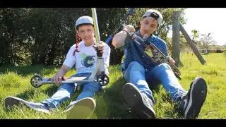 Zack Wilson and Mikey Cload Scooter Check