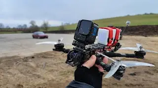 Drift car chase with fpv drone!🔥😎✌️ #fpv #drift #drifting #driftcar #drone #race #uwu #cinematic