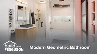 Modern Geometric Bathroom