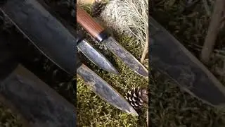 Якутский нож с термообработанным ясенем и больстром из граба сталь 95х18 в наличии