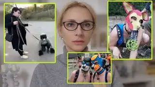 Квадроберы в РФ- угроза поколению? Дети в наморднике на поводке - чем опасна видовая дисфория.