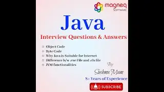 Java Interview Questions and Answers | Java Tutorial |Java Online & Offline Training |Magneqsoftware