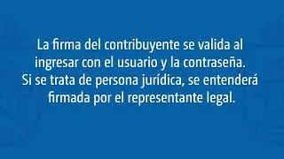 Procedimiento para la presentación de la declaración de retención y autoretención.