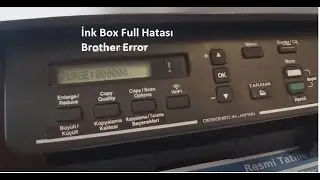 Brother ink box full error solved