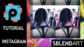 PicsArt app tutorial - Popart technique  picsart blending picsart color replace