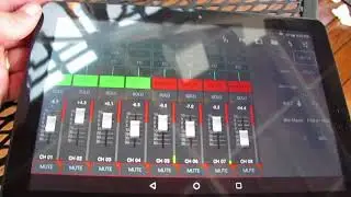 Mixing for the bluegrass band GrassStreet on their XR-18 in Cary, NC  - Video 9