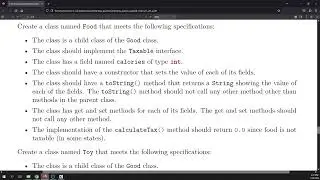 Interfaces Practice Problem 4