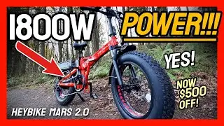 1800W of POWER!!! - HeyBike Mars 2.0 Electric Bike is a great bike!!! 🚨