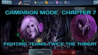 INJUSTICE 2 MOBILE campaign mode Teams with higher threat