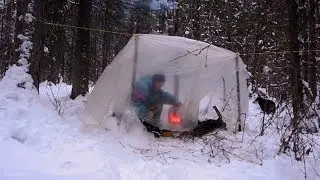 Постройка балагана - для рыбалки , отдыха, путешествий.