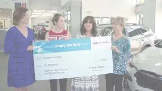 Big Bend Hospice | Subaru Share The Love Event Check Presentation