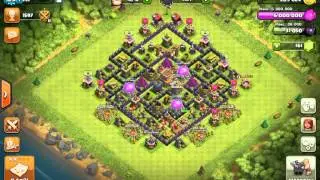 Фарм на забор в clash of clans тх 8