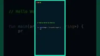 Hello World! en Kotlin