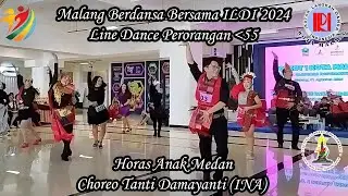Malang Berdansa ILDI 2024 | Line Dance Perorangan Bawah 55 | Horas Anak Medan | ILDI Kota Malang
