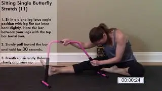 Shape Stretch Flexibility Exercise #11 Sitting single leg stretch