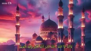 Takbiran Hari Raya Idul Adha 1445 H (Terbaru 2024) | background Masjid