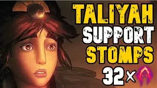 Season 10 Taliyah Support Guide - STOMPING as SUPPORT TALIYAH + Pool Party Taliyah Skin REACTION !!