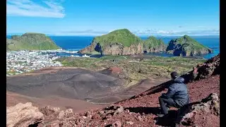 Eldfell hike | Westman islands | Iceland 4K
