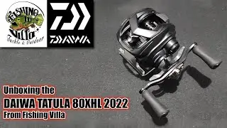 Unboxing the Daiwa Tatula 80 XHL from Fishing Villa I Pinoy Tackle Unboxing