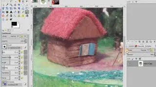 холст в Gimp;как использовать рабочее пространство Gimp для создания визиток и листовок