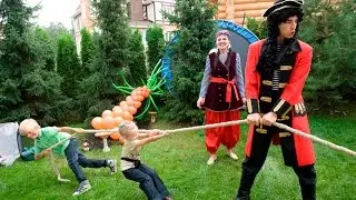Аниматоры пираты на детском празднике в Москве