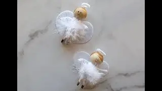 Christmas Clothespin Angel Ornament Tutorial