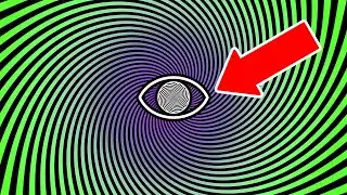 Hypnotic Optical Illusion 4K Trippy Green