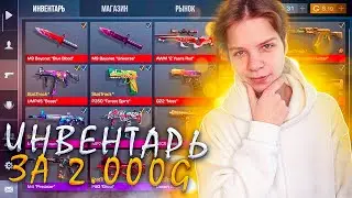 КРАСИВЫЙ ИНВЕНТАРЬ ЗА 2000 ГОЛДЫ в стандофф 2,Что купить на 2000 голды в станддофф 2