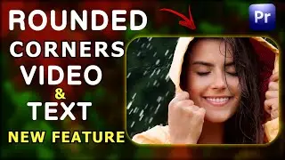 How to Add Round Corner Text and Video Effect|Rounded Corners Rectangle Effect|Premiere Pro Tutorial
