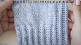 Very Beautiful Knitting Stitch Pattern - How to Make a Border