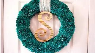Pistachio Shell Flower wreath