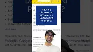 How to select an eCommerce Dashboard Project?